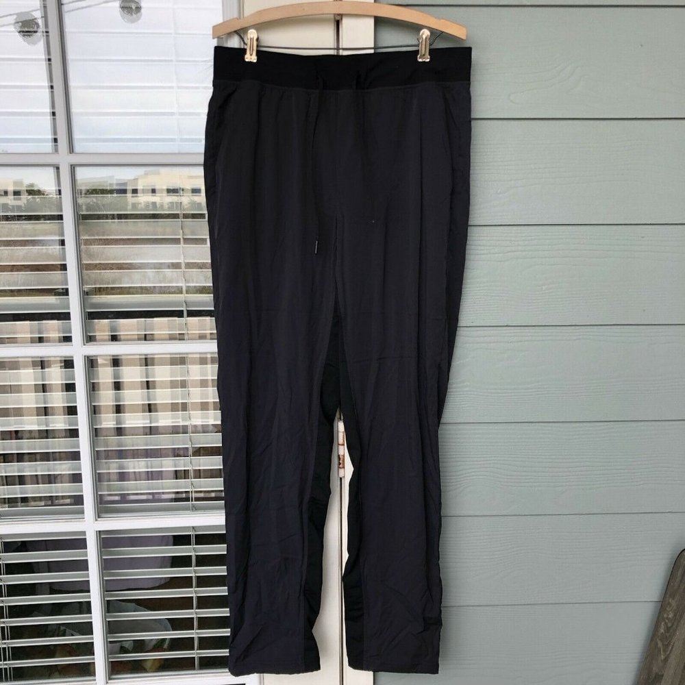 Lululemon Great Wall Pants Mens Black Jogger Large